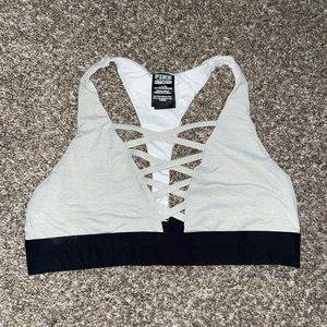 Pink Sports Bra Size Large EUC